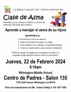 Asthma Flyer - Spanish